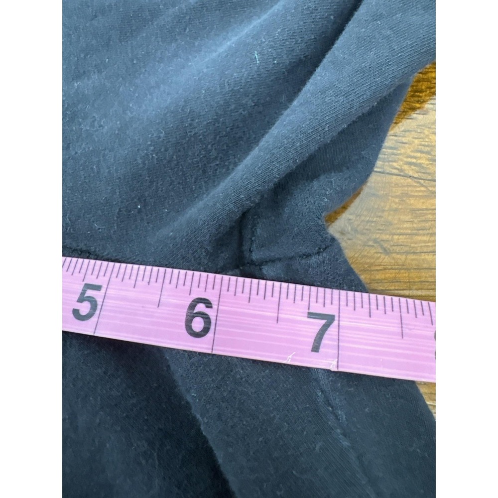 Victoria's Secret Pants Womens Small Black Angel Wings Yoga Foldover Flare Y2K - Picture 8 of 10